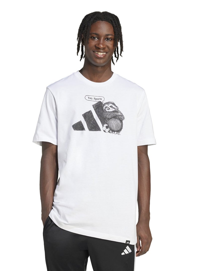 Adidas Yay Sports Graphic T-Shirt - Image 4
